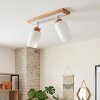 Alvorn plafonnier à spots orientables 2 lumières E27, luminaire de plafond