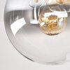 Gastor plafonnier rond à boules 4 lampes E14, style moderne rétro vintage