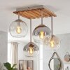 Koyoto plafonnier 4 lumières E14, style boho rétro pour salon et salle à manger