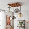 Koyoto plafonnier 4 lumières E14, style boho rétro pour salon et salle à manger