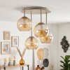 Koyoto plafonnier boule 4 points lumineux E14, forme globe ronde Ø 38 cm