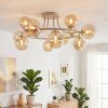 Chehalis plafonnier globe 12 flammes ø 76 cm, style vintage pour salon
