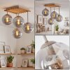 Gastor plafonnier boule 4 lampes vintage rétro pour salon et salle à manger
