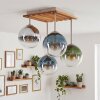 Gastor plafonnier boule 4 lumières E14, luminaire de plafond style rétro
