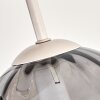 Koyoto plafonnier rond à 4 lumières avec abat-jour globe strié, ø 38 cm