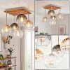 Koyoto plafonnier suspension à globes, 5 points lumineux pour salon, vintage