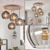 Koyoto plafonnier boule 4 lumières pour salon, style rétro vintage, Ø 38 cm
