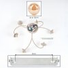 Chehalis plafonnier boule 6 lumières G9, forme ronde moderne, ø 58 cm