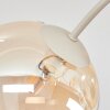 Chehalis plafonnier boule à globes et bras courbés, 6 lampes G9, Ø 64 cm