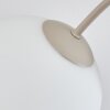 Plafonnier en grappe moderne Chehalis, six abat-jour blancs en verre, ø 15 cm