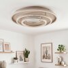 Melin plafonnier LED rond ø 51,1 cm, plafonnier salon à anneaux lumineux