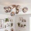 Chehalis plafonnier globe 6 lumières, luminaire de plafond rétro ø 64 cm