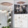Chehalis plafonnier boules 5 lumières G9 Ø 45 cm pour salon et salle à manger