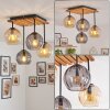 Koyoto plafonnier 4 lumières E14, luminaire de plafond à globes suspendus