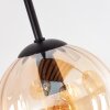 Koyoto plafonnier 4 flammes, luminaire de plafond à globes pour salon