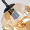 Ripoll plafonnier 4 lumières à globes pour salon et salle à manger, style rétro