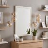 Applique murale moderne Gastor en set de 2, à trois abat-jour en verre ambre et clair