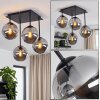 Plafonnier moderne à 4 lumières en grappe Gastor, Au-dessus de la table à manger