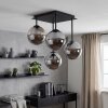 Plafonnier moderne à 4 lumières en grappe Gastor, Au-dessus de la table à manger