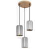 NOWA Run luminaire suspendu, suspension 3 lumières E27, style moderne pour intérieur