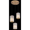 NOWA Run luminaire suspendu, suspension 3 lumières E27, style moderne pour intérieur