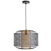 NOWA Denton suspension luminaire réglable à cage ronde pour cuisine et salle à manger