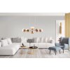 NOWA Pilar suspension à globes réglable, 8 lumières, longueur 38 cm