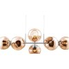 NOWA Pilar suspension à globes réglable, 8 lumières, longueur 38 cm