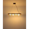 NOWA Nanda suspension design moderne rectangulaire allongée 4 lumières G9 84 cm