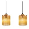 NOWA Leeds lustre suspension 4 flammes moderne E14 87 cm pour salle à manger et salon