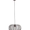 NOWA Max suspension en cage, luminaire suspendu rond E27 Ø 40 cm, moderne pour salle à manger