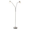 NOWA Loxy lampadaire de lecture à double bras, moderne, 2 lumières, douille E14