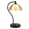 NOWA Eva lampe de table design moderne courbée G9, interrupteur sur câble