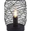 NOWA Pau lampe de chevet cage décorative design filaire E14 pour chambre salon