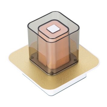 Nowa Fiona lampe cube LED, lampe de table carrée moderne pour salon et salle à manger