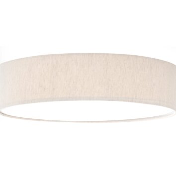 NOWA Conny plafonnier LED rond Ø 50 cm 24 Kelvin 3000 2800 lumens pour salon, cuisine