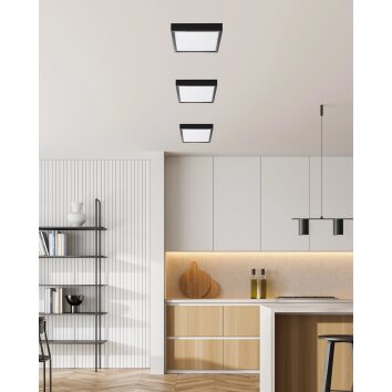 Nowa Puccy plafonnier LED carré luminaire de plafond moderne 3000 K 1200 lm 10 W