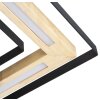 NOWA Rilas plafonnier LED carré moderne extra-plat 46 cm 2600 lm 3000 K 21 W