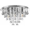 NOWA London plafonnier décoratif à pampilles 5 lumières E14 Ø 46 cm vintage