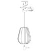 Steinhauer Sable suspension moderne ronde élégante 30 cm pour salle à manger, salon