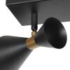 Steinhauer Preto plafonnier spot de plafond carré à 2 spots orientables GU10