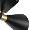 Steinhauer Preto plafonnier spot de plafond carré à 2 spots orientables GU10