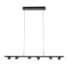 Steinhauer Marcadore suspension LED linéaire à 6 spots orientables, longueur 120 cm