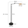 Steinhauer Soleil lampadaire de lecture sur pied LED articulé 2200-4000 K 900 lm 7 W