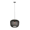 Steinhauer Sable suspension luminaire moderne abat-jour grillagé rond E27 longueur 45 cm