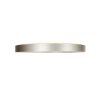 Steinhauer Plafonnier LED Flady rond et plat, dimmable, 2700 Kelvin blanc chaud en argenté