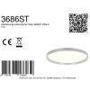 Steinhauer Flady plafonnier LED rond double 4600 Lumen 2700 Kelvin 40 Watt Ø 50 cm