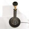 Steinhauer Bois lampe à poser orientale E27 avec interrupteur pour salon et chambre