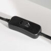 Steinhauer Bois lampe à poser orientale E27 avec interrupteur pour salon et chambre