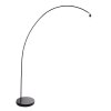 Steinhauer Solva lampadaire arc salon E27 réglable, abat-jour ajouré, 185 cm